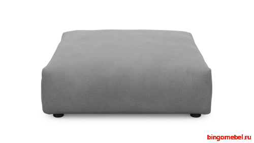 Пуф Фиджи 105х105 серого цвета фото 3