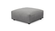 Пуф Фиджи 84х84 серого цвета
