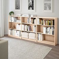 Стеллаж Билли 07 IKEA Дуб молочный
