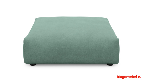 Пуф Фиджи 105х105 темно-мятного цвета фото 3